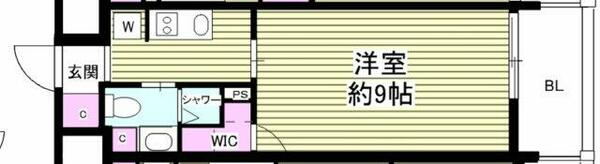 東京都台東区根岸３丁目(賃貸マンション1K・10階・25.23㎡)の写真 その2