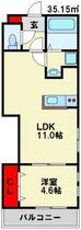 福岡県春日市千歳町１丁目（賃貸アパート1LDK・3階・35.15㎡） その2