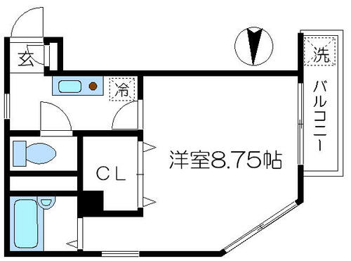 同じ建物の物件間取り写真 - ID:213106174723