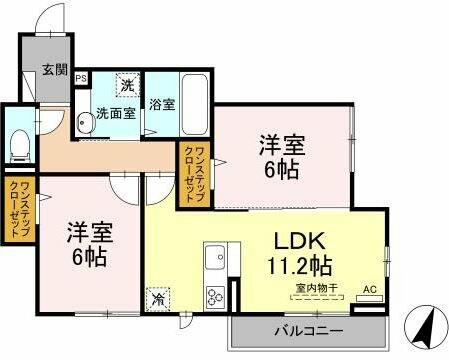 同じ建物の物件間取り写真 - ID:214055069346