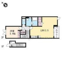 滋賀県栗東市上鈎（賃貸アパート1LDK・1階・49.89㎡） その2