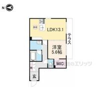 きたまちスクエア 101 ｜ 奈良県奈良市東笹鉾町（賃貸アパート1LDK・1階・52.32㎡） その2