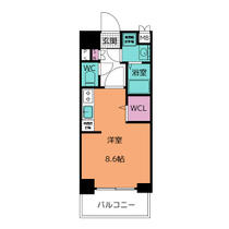 プレサンス名古屋菊井セルカ 305 ｜ 愛知県名古屋市西区菊井１丁目（賃貸マンション1R・3階・25.84㎡） その2