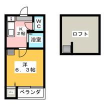 ドリーム５１０  ｜ 愛知県名古屋市北区杉栄町３丁目（賃貸アパート1K・2階・19.48㎡） その2