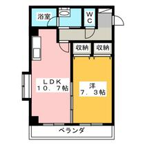 コンラッド  ｜ 愛知県名古屋市名東区本郷３丁目（賃貸マンション1LDK・2階・41.60㎡） その2