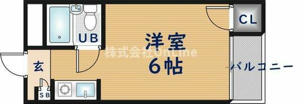 ハーモニーハイツ花園東｜大阪府東大阪市花園東町２丁目(賃貸マンション1R・1階・17.00㎡)の写真 その2