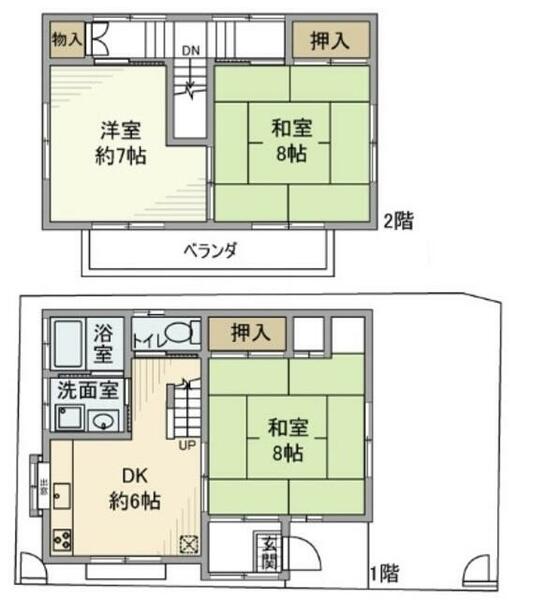 亥鼻１丁目戸建｜千葉県千葉市中央区亥鼻１丁目(賃貸一戸建3DK・--・71.75㎡)の写真 その2