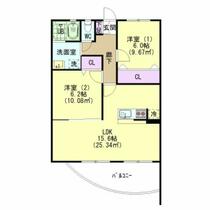 グリュック２１  ｜ 愛知県豊田市小坂本町１丁目（賃貸マンション2LDK・3階・60.97㎡） その2