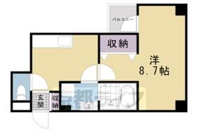 京都府京都市中京区押小路通柳馬場東入等持寺町（賃貸マンション1K・3階・28.20㎡） その2