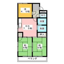 パークエステイツ  ｜ 愛知県名古屋市千種区猫洞通１丁目（賃貸マンション3DK・4階・54.60㎡） その2