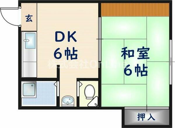 ニュー高井田マンション｜大阪府東大阪市高井田本通２丁目(賃貸マンション1DK・3階・30.00㎡)の写真 その2