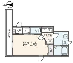 Ｆｏｕｒ　Ｓｅａｓｏｎｓ　Ｈ＆Ｇ 202 ｜ 東京都杉並区永福２丁目（賃貸マンション1K・1階・26.34㎡） その2