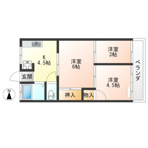 同じ建物の物件間取り写真 - ID:209005578067