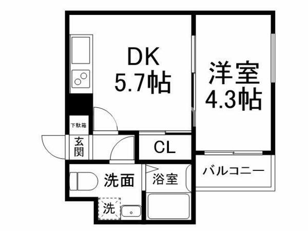 ＴＨＥ　ＧＡＲＮＥＴ　ＳＵＩＴＥ　ＲＥＳＩＤＥＮＣＥ山科ＷＥＳＴ｜京都府京都市山科区厨子奥矢倉町(賃貸マンション1DK・1階・25.15㎡)の写真 その2