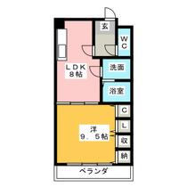 アステイオス  ｜ 愛知県名古屋市天白区植田３丁目（賃貸マンション1LDK・3階・40.89㎡） その2