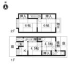 京都市右京区嵯峨北堀町 2階建 築53年のイメージ