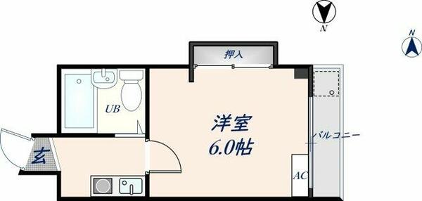 ブエナビスタ石切Ⅰ 401｜大阪府東大阪市日下町１丁目(賃貸マンション1K・4階・19.00㎡)の写真 その2