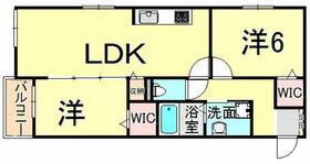 カーサ　ピエトラ　リザイア 102 ｜ 兵庫県尼崎市南清水（賃貸アパート2LDK・1階・60.19㎡） その2