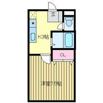 栃木県小山市神山１丁目（賃貸アパート1K・1階・26.49㎡） その2