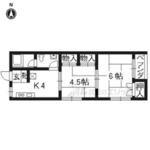 京都市西京区松室中溝町 4階建 築49年のイメージ