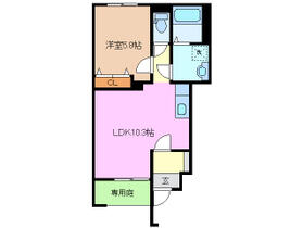 三重県桑名市大字星川（賃貸アパート1LDK・1階・40.82㎡） その2