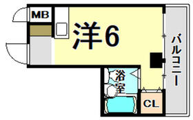 兵庫県尼崎市立花町１丁目（賃貸マンション1R・6階・14.00㎡） その2