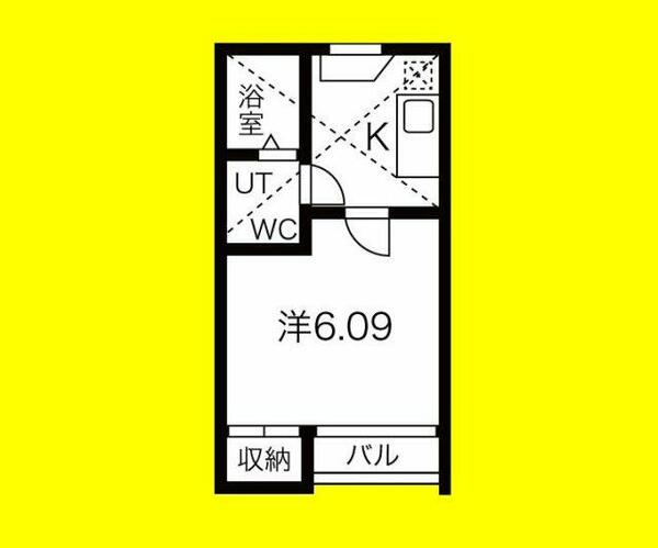 グレイス本陣｜愛知県名古屋市中村区大秋町４丁目(賃貸アパート1K・2階・19.68㎡)の写真 その2