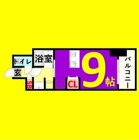 レジディア丸の内｜愛知県名古屋市中区丸の内２丁目(賃貸マンション1R・3階・25.95㎡)の写真 その2