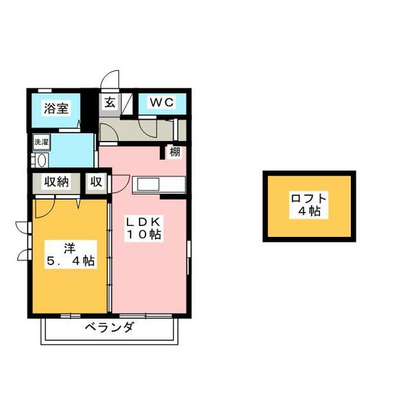 コラージュコート｜神奈川県横浜市青葉区さつきが丘(賃貸アパート1LDK・2階・40.00㎡)の写真 その2