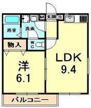 兵庫県尼崎市武庫町１丁目（賃貸マンション1LDK・2階・38.38㎡） その2