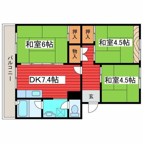 同じ建物の物件間取り写真 - ID:201022742572