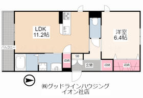 カーサキララ 203 ｜ 兵庫県西脇市上野（賃貸マンション1LDK・2階・46.23㎡） その2