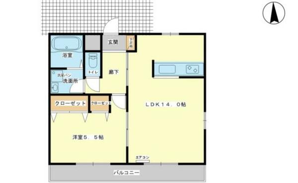 兵庫県姫路市京口町(賃貸アパート1LDK・1階・27.32㎡)の写真 その2