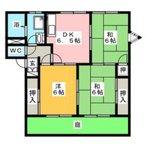 ライフスポットフォーリーブス  ｜ 愛知県豊橋市中岩田３丁目（賃貸アパート3DK・1階・54.34㎡） その2