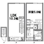 三鷹市下連雀３丁目 3階建 築13年のイメージ