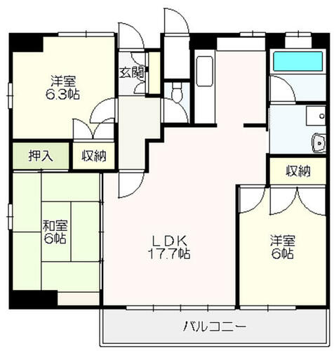 同じ建物の物件間取り写真 - ID:239001332947