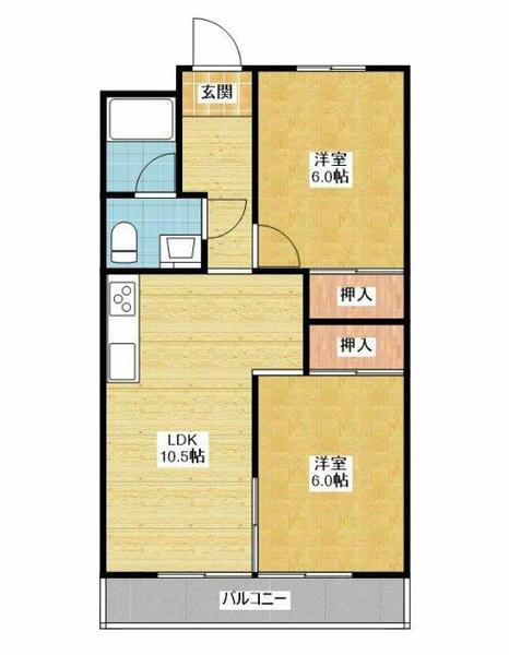 マンション中村｜愛知県名古屋市中村区太閤通４丁目(賃貸マンション2LDK・5階・45.50㎡)の写真 その2