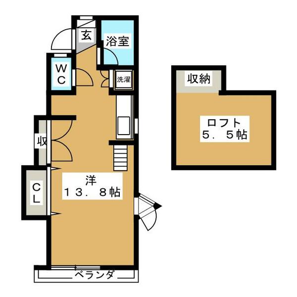 東京都中野区東中野３丁目(賃貸アパート1R・2階・25.00㎡)の写真 その2