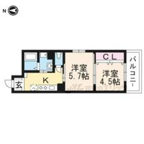 京都府京都市下京区西玉水町（賃貸マンション2K・3階・32.77㎡） その2