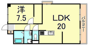 ライフ２１武庫 301 ｜ 兵庫県尼崎市武庫町３丁目（賃貸マンション1LDK・3階・57.78㎡） その2