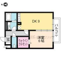 滋賀県大津市大江７丁目（賃貸アパート1LDK・2階・40.07㎡） その2