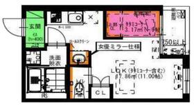 愛知県名古屋市港区正徳町２丁目（賃貸アパート1LDK・3階・26.22㎡） その2