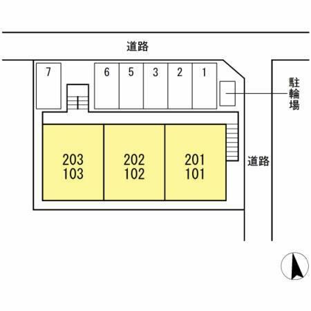 セジュール屋島 103｜香川県高松市屋島西町(賃貸アパート2LDK・1階・52.55㎡)の写真 その3