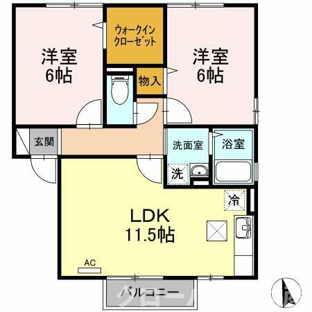 同じ建物の物件間取り写真 - ID:237004856956