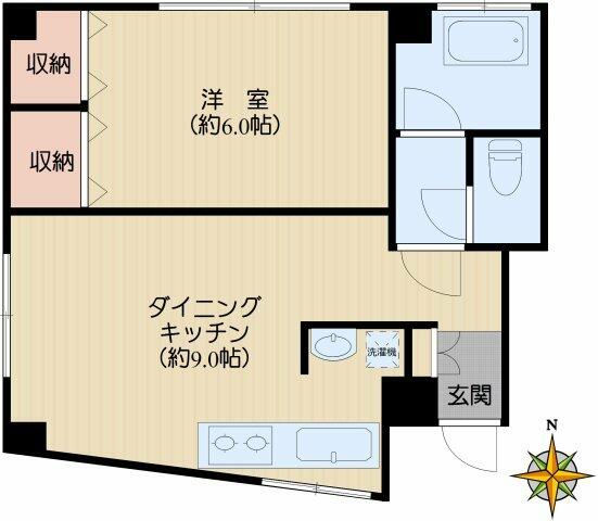 菅谷ビル 203｜東京都文京区本郷３丁目(賃貸マンション1DK・2階・34.79㎡)の写真 その2