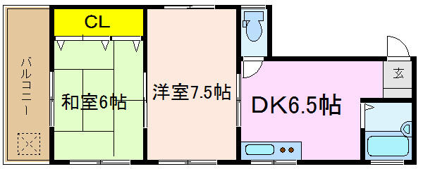 東京都荒川区東尾久４丁目(賃貸マンション2DK・3階・41.00㎡)の写真 その2