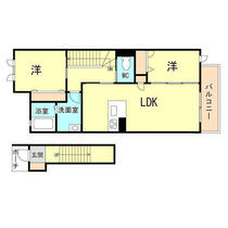 ガーデンハウスⅢ 202 ｜ 兵庫県神戸市東灘区本山北町６丁目（賃貸アパート2LDK・2階・58.00㎡） その2