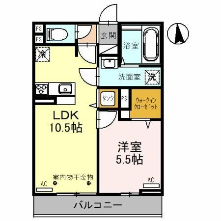 同じ建物の物件間取り写真 - ID:218000544440