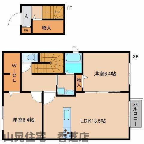 同じ建物の物件間取り写真 - ID:229009053994