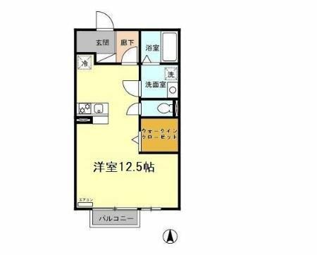 同じ建物の物件間取り写真 - ID:223032413332